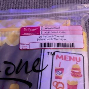 Thirty-One Yellow and Gray Thermal Lunch Bag